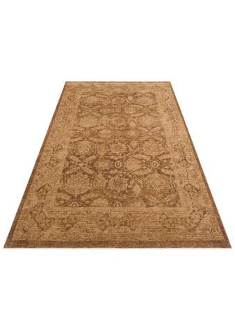 Halıstores Vintage Eskitme Desenli Modern Yumuşak Dokulu Makine Halısı Shr 01 Bej (2)