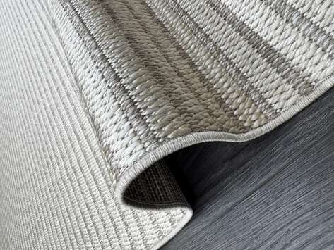 Halıstores Yıkanabilir Hav ve Toz Vermeyen Kaymaz Tabanlı Sisal Halı S1 Bej Vizon