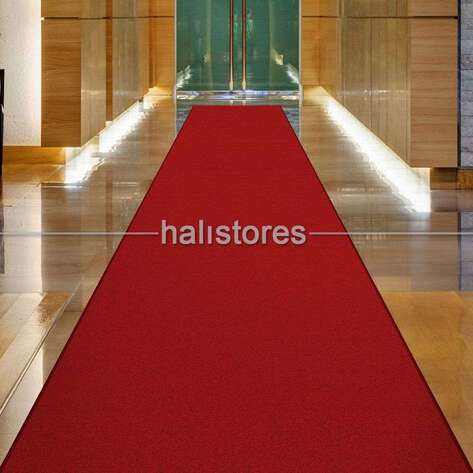 Halıstores Yolluk Halı Bordo-Kırmızı Protokol Halısı