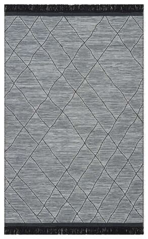 İskandinav Desenli Hav Toz Vermez Yıkanabilir Modern Desenli Dokuma Kilim Arya Arc 02 Gri 