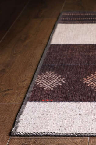 Patchwork Desenli Dokuma Taban Dekoratif Renkli Halı HS 45