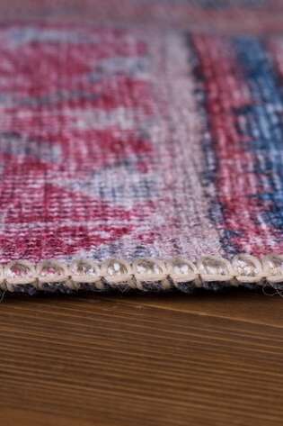 Patchwork Desenli Dokuma Taban Dekoratif Rustik Halı HS 82