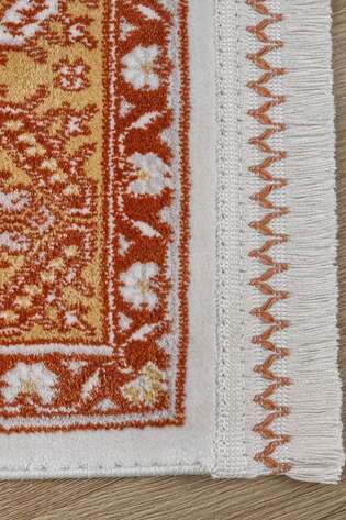 Klasik Desenli Halı Seccade Legro 13729 Sarı