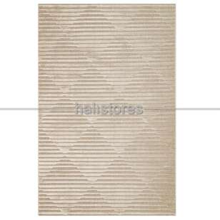 Halıstores - Modern Desenli Sütlü Kahve Halı Zenith ZNT 02