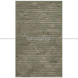 Eko Halı - Modern Desenli Yeşil Halı Zenith ZNT 02 Dyed