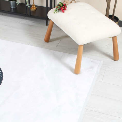 Rainbow Renkli Çocuk Halısı Yumuşak Dokulu Yıkanabilir Halı (3)