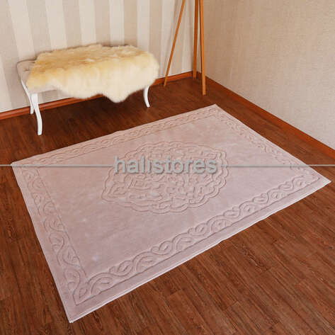 Ottoman %100 Pamuk Yıkanabilir Pudra Halı (2)