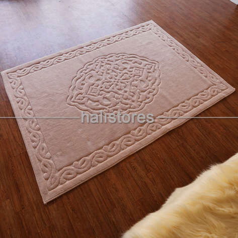 Ottoman %100 Pamuk Yıkanabilir Pudra Halı (3)