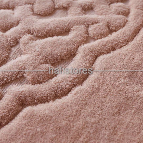 Ottoman %100 Pamuk Yıkanabilir Pudra Oval Halı (5)