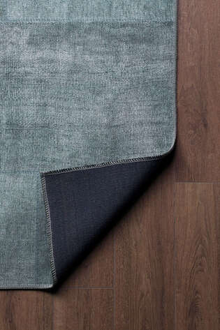 Patchwork Desenli Dokuma Taban Dekoratif Yeşil Halı HS 102