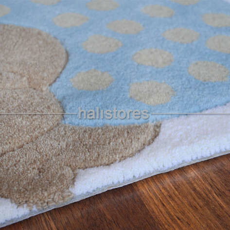 Royal Özel Tasarım Çocuk Halısı Ayıcık Mavi 9281V (4)