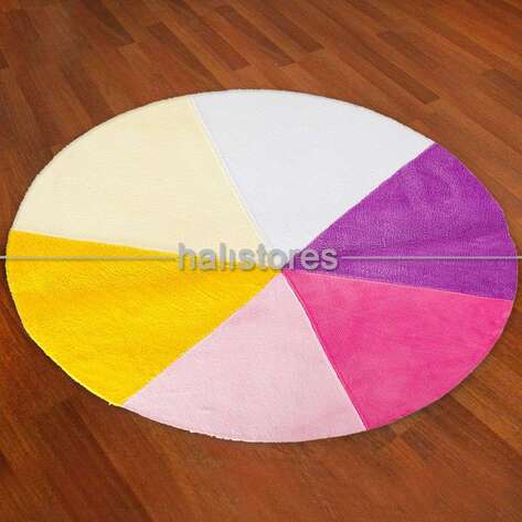 Royal Yuvarlak Tasarım Halı 015