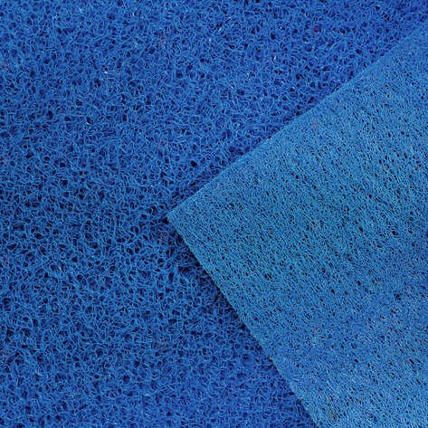 Toptan Kıvırcık Paspas 12 mm Mavi