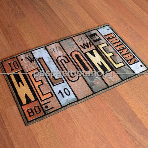 Welcome Kapı Paspası Antik 12