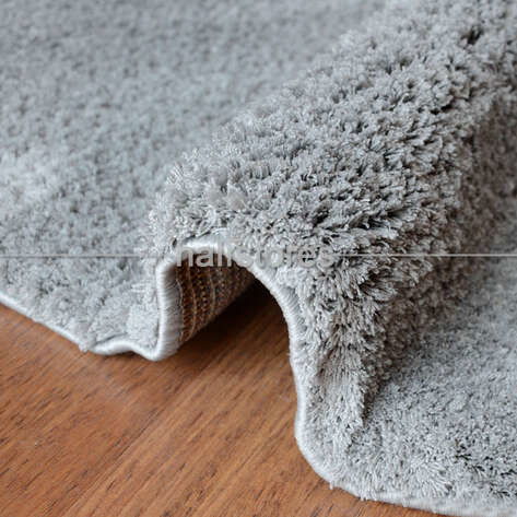 Yumuşak Tüylü Yuvarlak Bebek Halısı Baby Soft Gri (4)