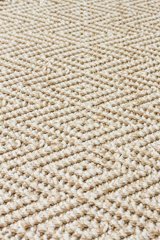 Yuvarlak Etnik Desenli Bej Halı Soho SH 01 (3)