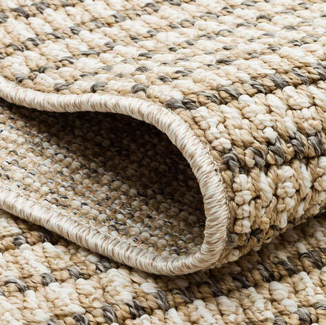 Yuvarlak Etnik Desenli Bej Halı Soho SH 17 (2)