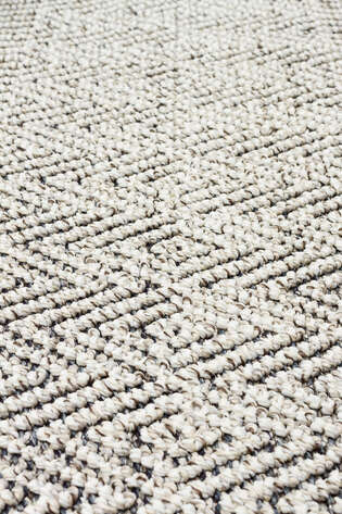 Yuvarlak Etnik Desenli Gri Halı Soho SH 01 (2)