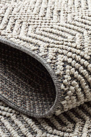 Yuvarlak Etnik Desenli Gri Halı Soho SH 01 (4)